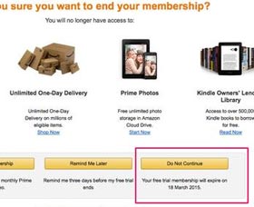 Como cancelar Amazon Prime u obtener un rembolso