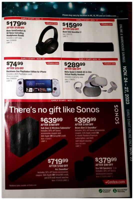 Costco Black Friday 2023 viernes negro ofertas folleto (29)