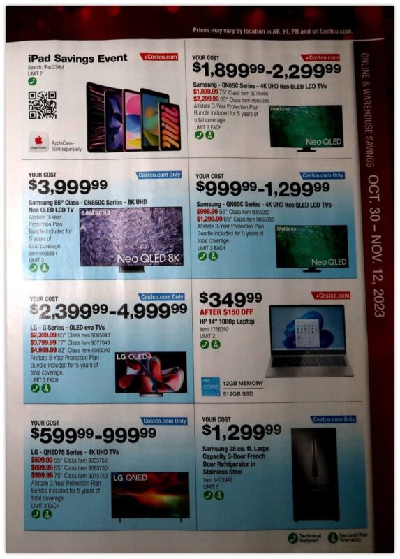 Costco Black Friday 2023 viernes negro ofertas folleto (7)