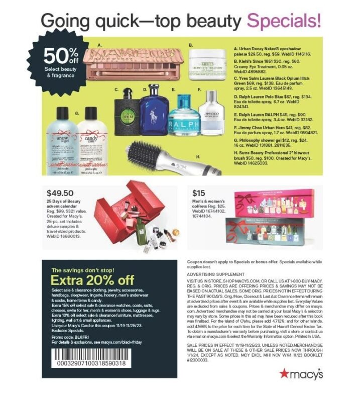 Macys Black Friday 2023 viernes negro ofertas folleto (17)