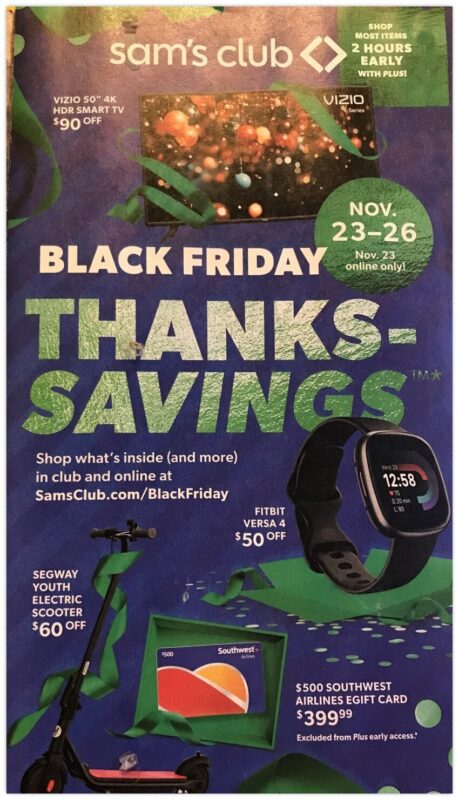 Sams Club Black Friday 2023 viernes negro ofertas folleto (1)